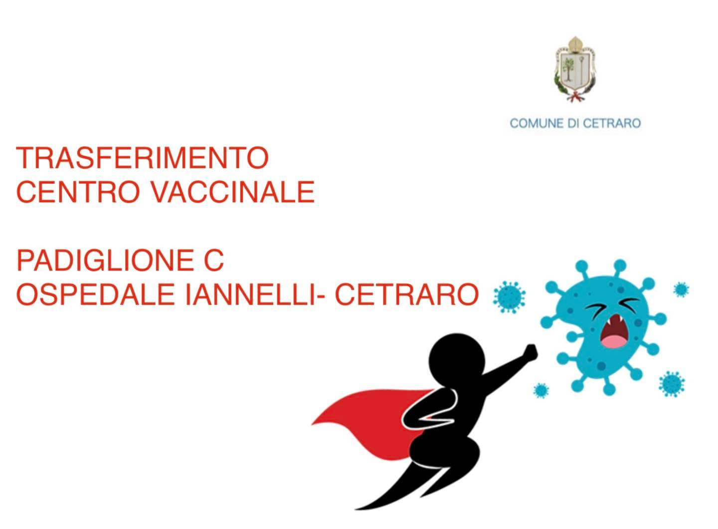 Traferimento Centro Vaccinale